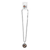 Tiger Eye Sun and Moon Pendant Necklace on Black Cord by O Yeah Gifts